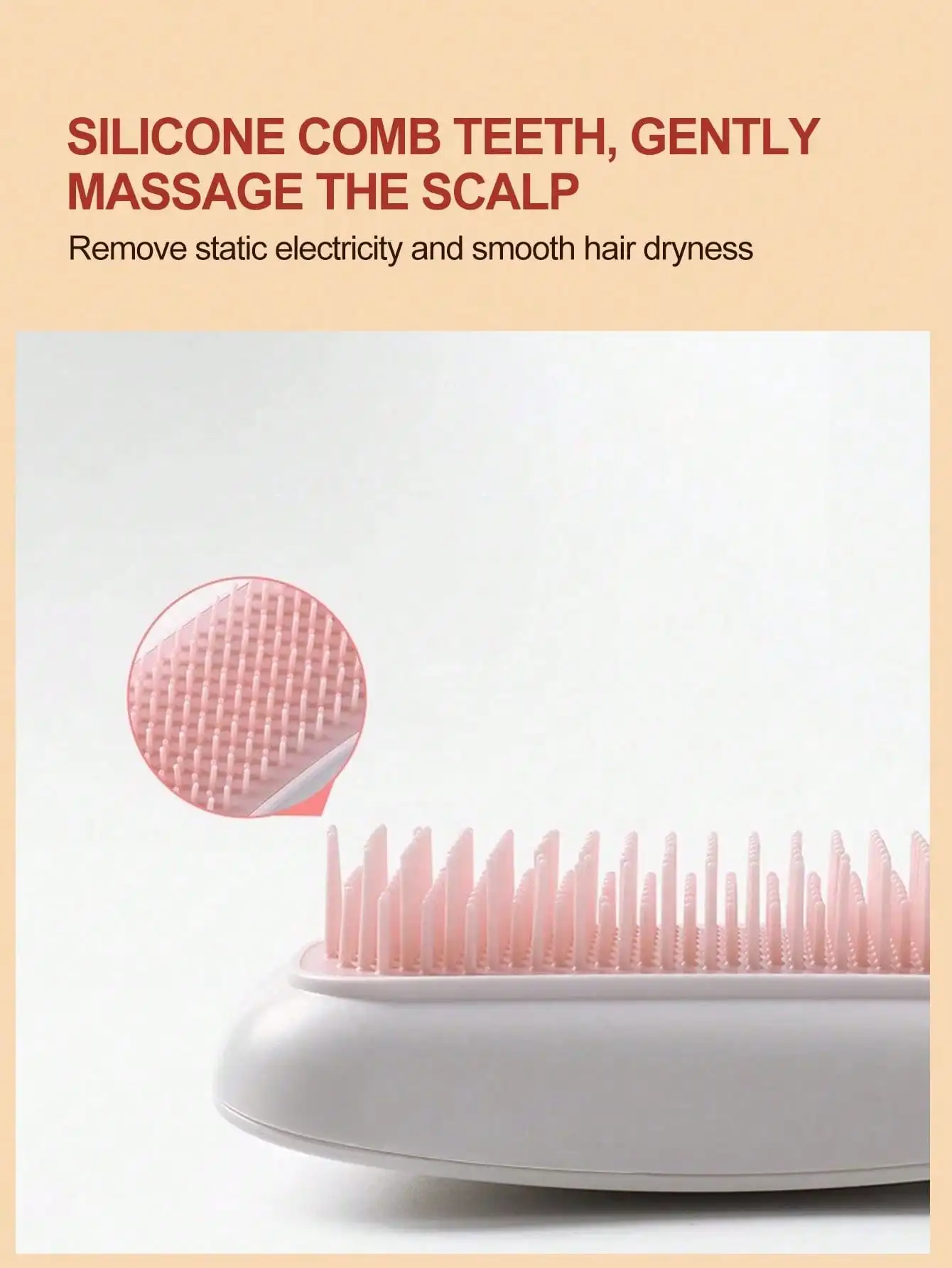 Electric Head Massage Comb With Vibration Massage, Releasing Head Pressure, Wake Up The Mind