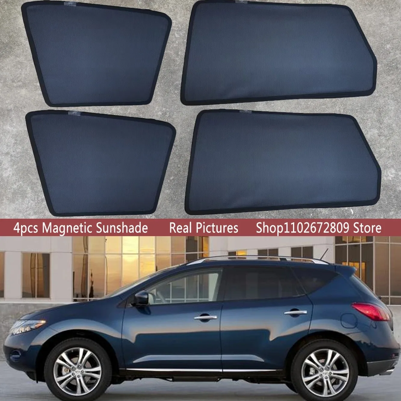 

Магнитная солнцезащитная шторка на лобовое стекло для Nissan Murano Z51 2009-2014, аксессуары