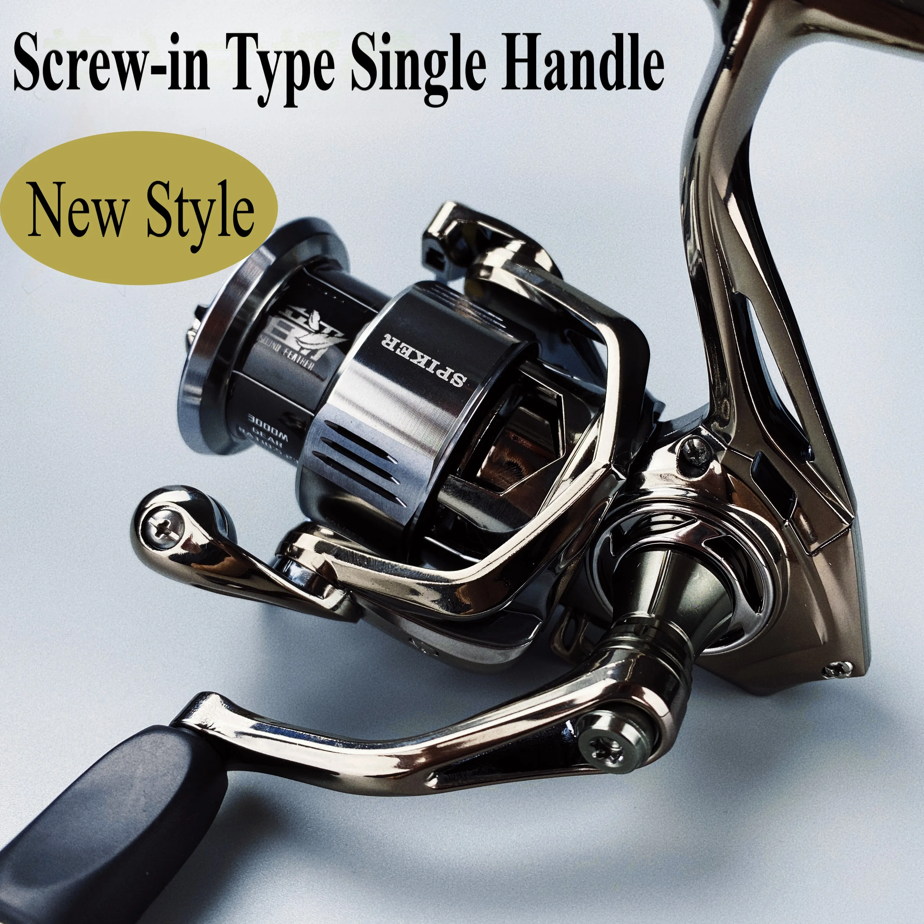 

YINYU hot selling style SPIKER screw-in type spinning reel fishing reel carbon single handle cast farther no gap