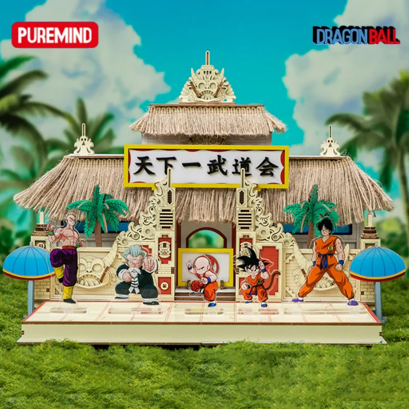 PUREMIND New Dragon Ball Series Building Blocks Son Goku Martial Arts Tournament Model Toy Desktop Ornament Gift