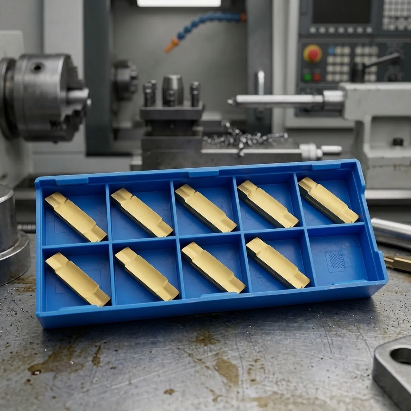 MGMN200 Carbide Inserts (Set of 10) Designed to Deliver Optimal Results in Steel and Cast Iron Machining MGMN200