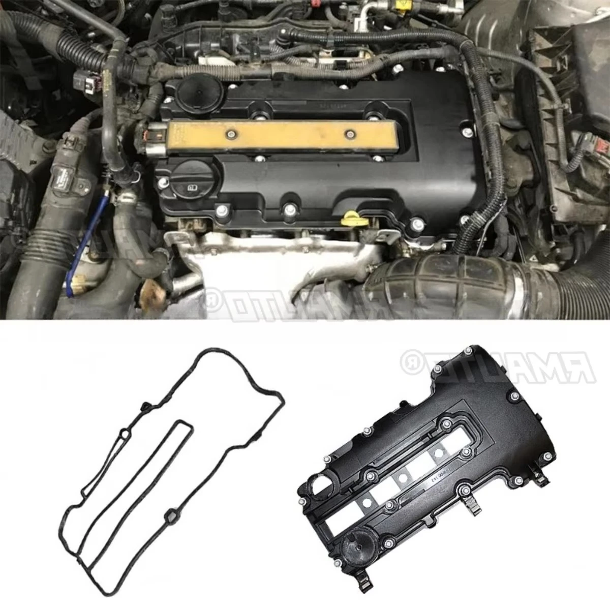 

Крышка клапана автомобиля, крышка головки блока цилиндров, прокладка крышки клапана, аксессуары для модификации для Buick ENCORE 55573746 25198874