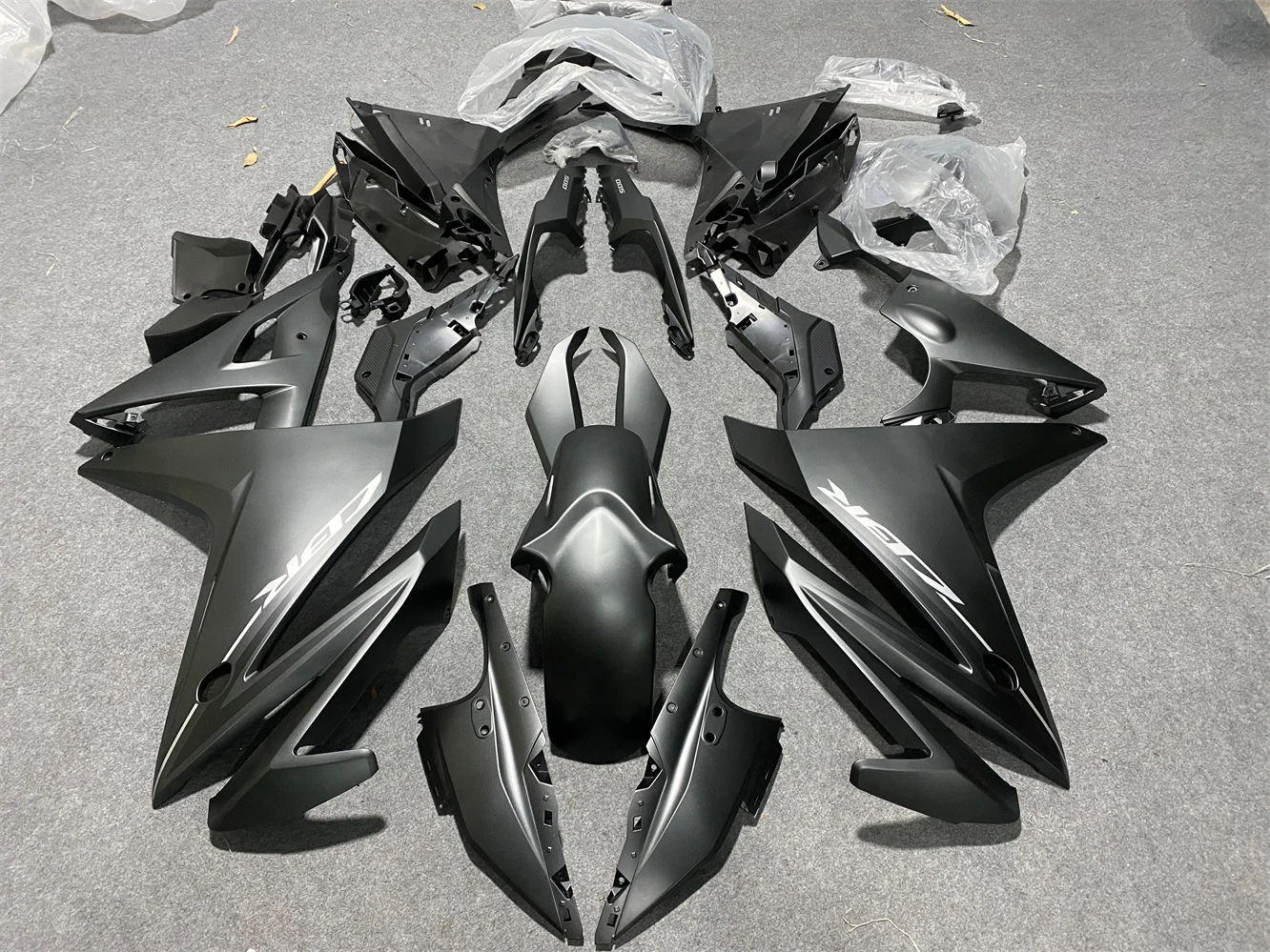 Motorcycle Fairing Kit fits CBR500R 2016 2017 2018 CBR500 16 17 18 Year fairing Black motorcycle housing