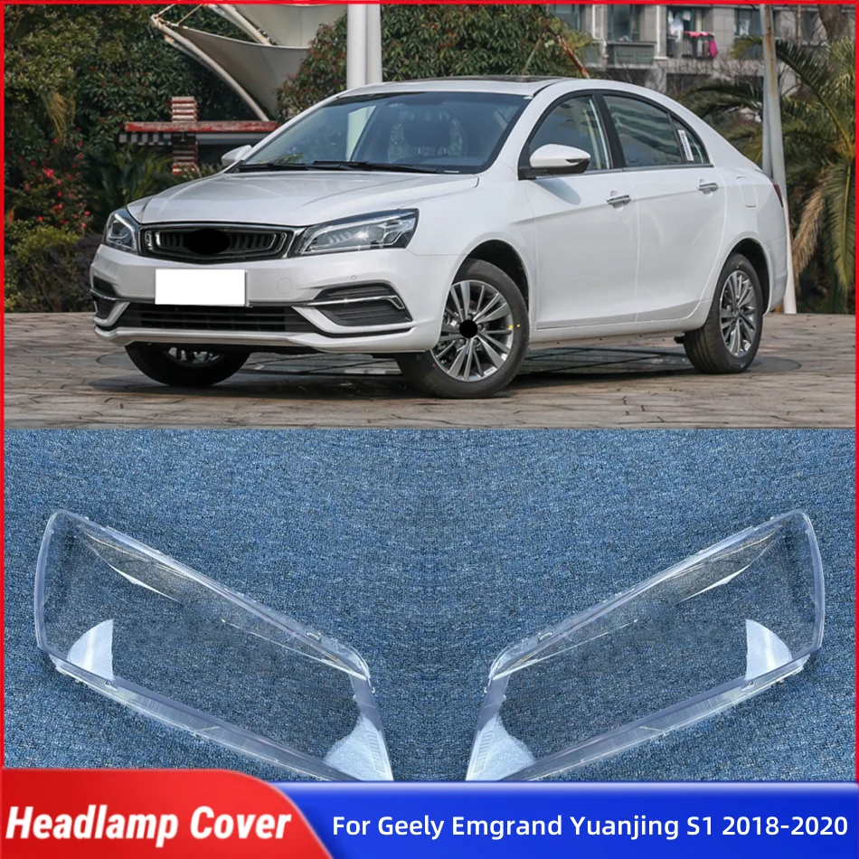 

For Geely Emgrand Yuanjing S1 2018 2019 2020 Car Interior Spare Parts Lampcover Caps Headlights Lamp Lens
