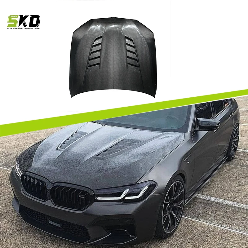 

Капот для BMW M5 F90 2017+ из карбона в стиле Topcar, передний капот двигателя