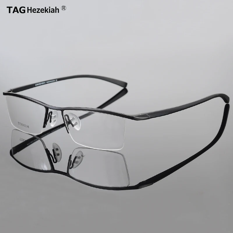 P8190 Business Glasses Frames Men Eyewear Optical Prescription Glasses Frame Large Face Eyeglasses square Myopia Retro spectacle