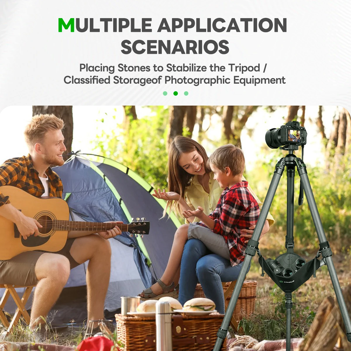 FANAUE Tripod Stone Bag Studio Accessories Photography Tripod Sandbag Nylon Triangular Counter Balance Weight Stable Light Stand