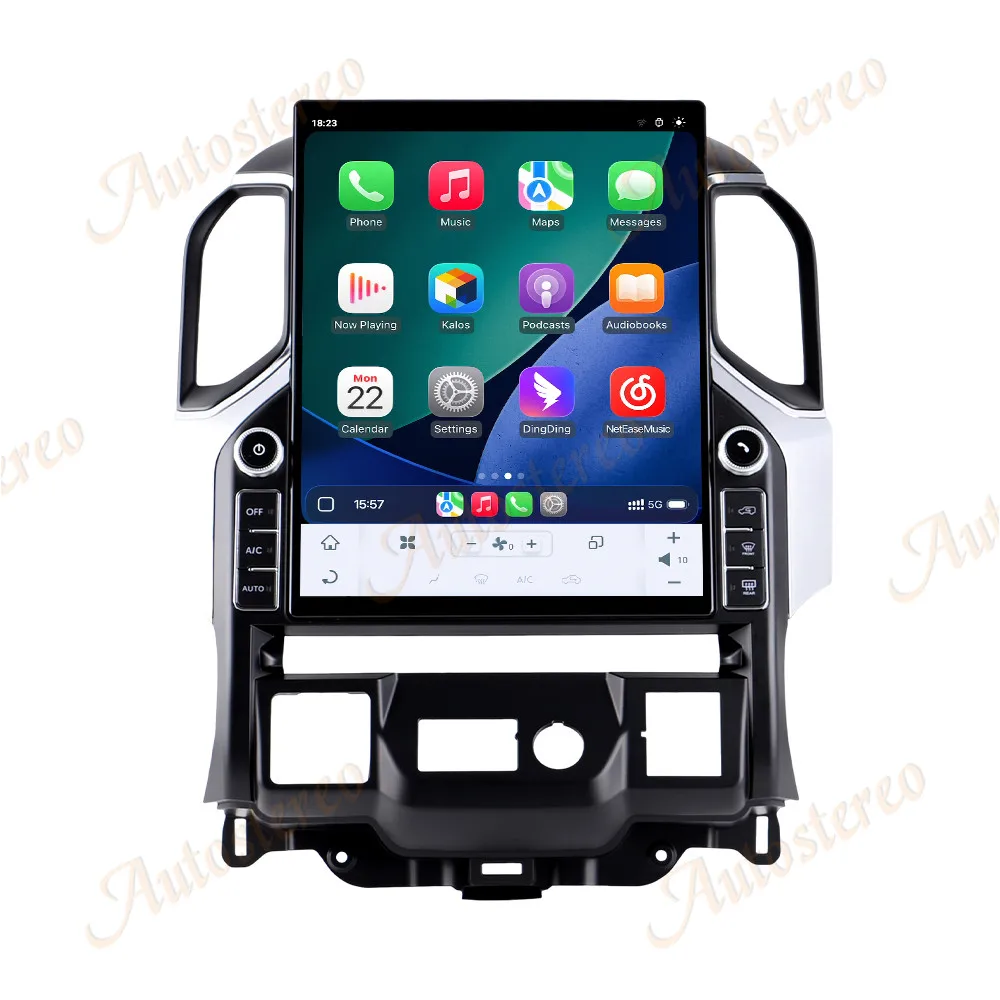 16.2 inch Android 14 For Chevrolet Silverado 2019-2023 Car Radio Carplay Vertical Screen Automotive 2 Din Multimedia Auto GPS-