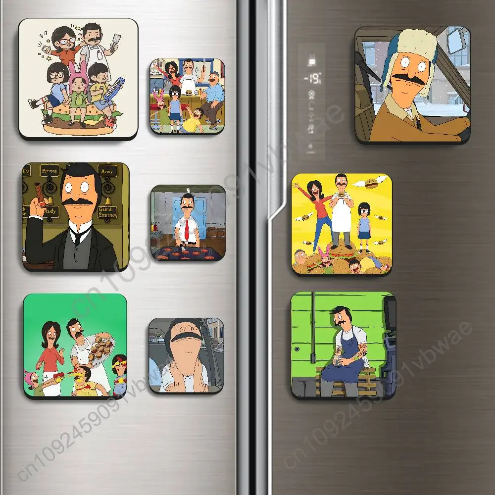 

Insomnibob Bob's Burgers Best-Selling Strong Magnetic Fridge Magnets Adhesive to Metal Surfaces Leaves No Residue