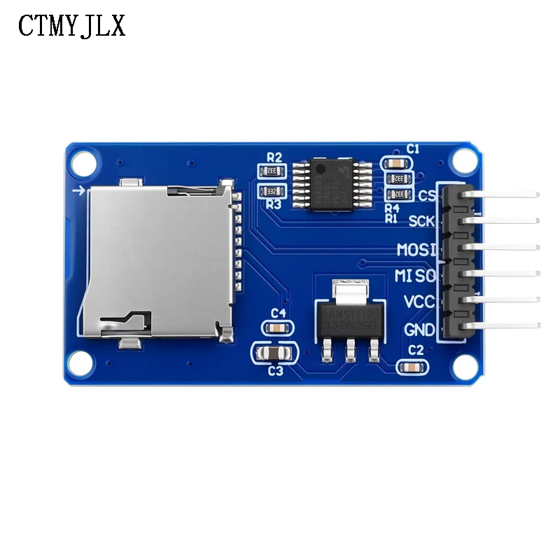 10pcs DIY Micro SD Storage Expansion Board Mini Micro SD TF Card Memory Shield Module With Pins for Arduino DIY Electronic