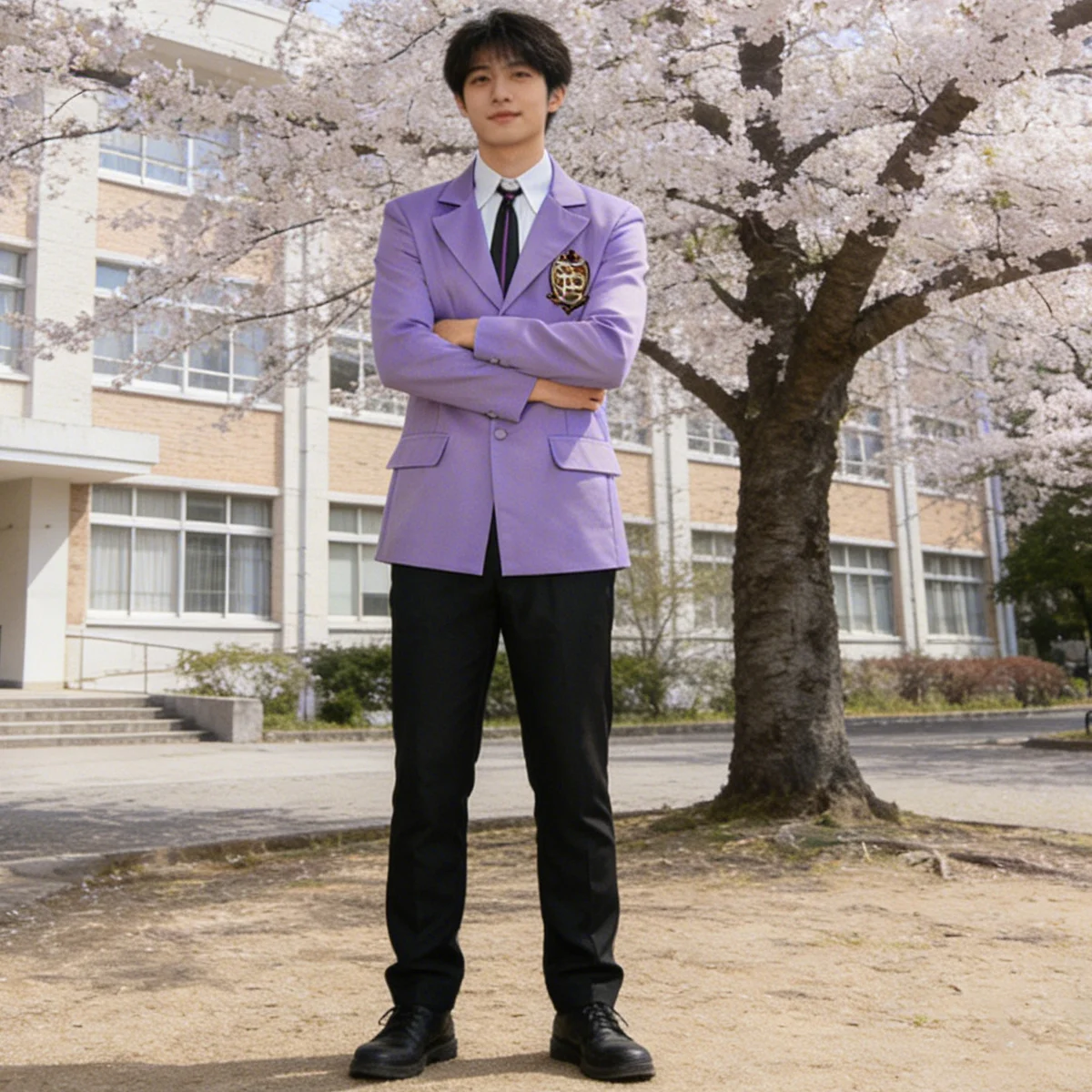 

Костюм для косплея по аниме «Клуб хостов школы Оран»: школьная форма Фудзико Харухи для вечеринки на Хэллоуин