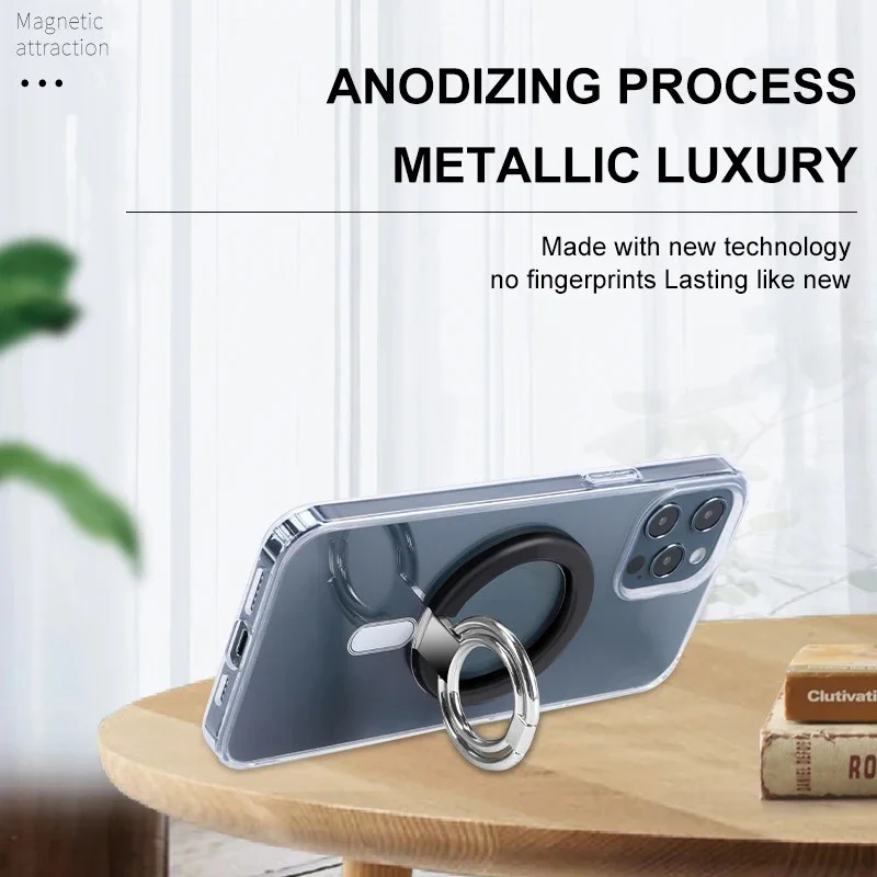 

Универсальный держатель на палец, магнитная подставка, вращающаяся ручка для мобильного телефона, автомобильное магнитное крепление, держатель для телефона, мини-ультратонкий кронштейн