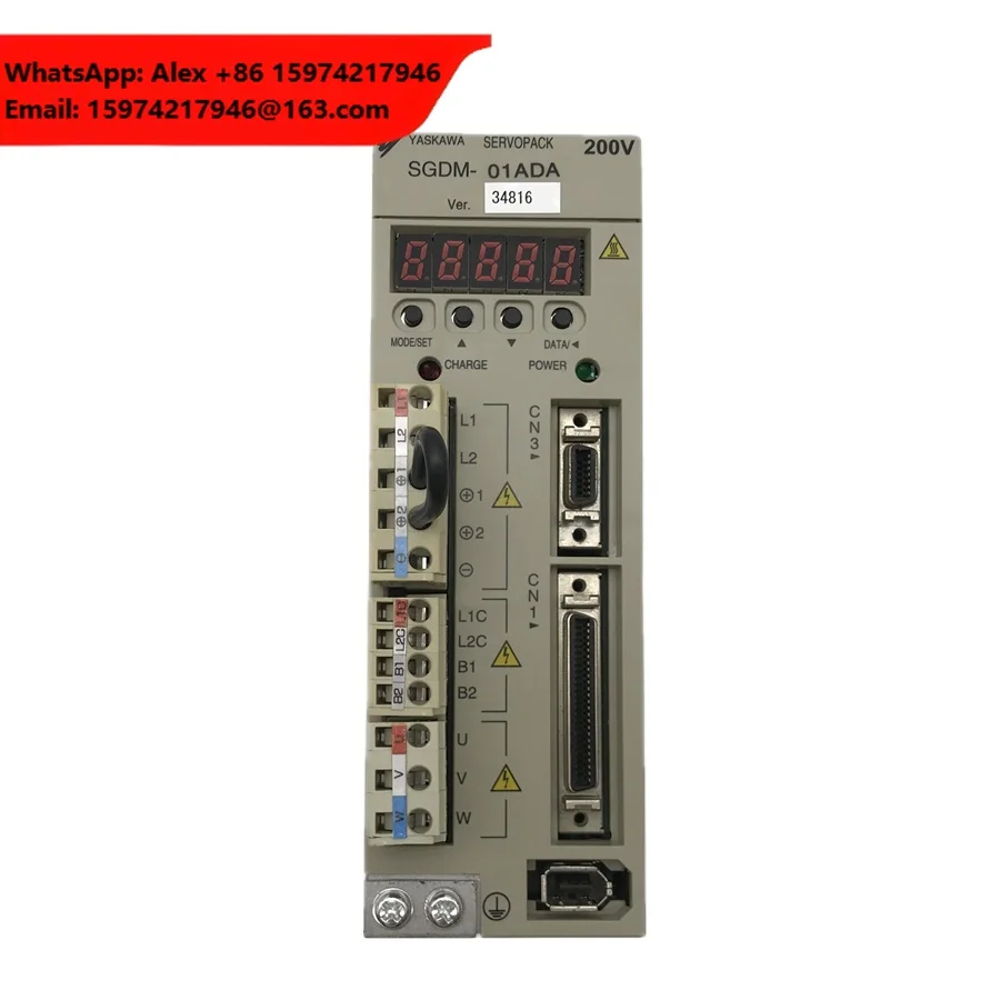 Original Yaskawa SGDM-01ADA Servo Drive 200-230V 0.1kW Made In Japan 1-Year Warranty