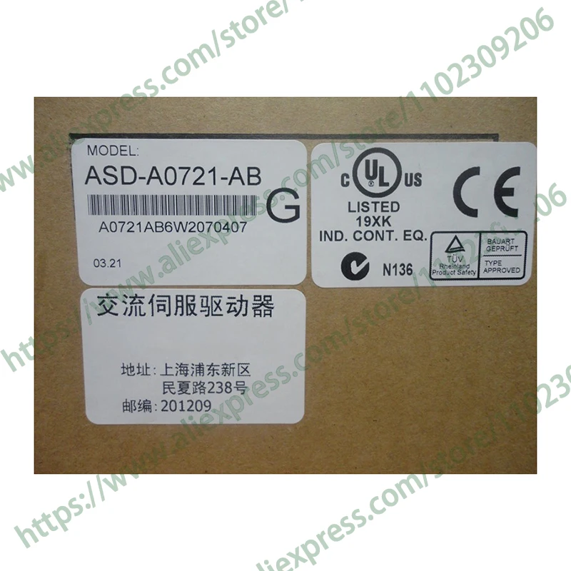 

New Original Plc Controller ASD-A0721-AB Servo Driver Immediate Delivery