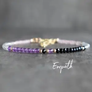 AMETHYST BRACELET adjustable bracelet silver gold filled store amethyst citrine, fertility bracelet