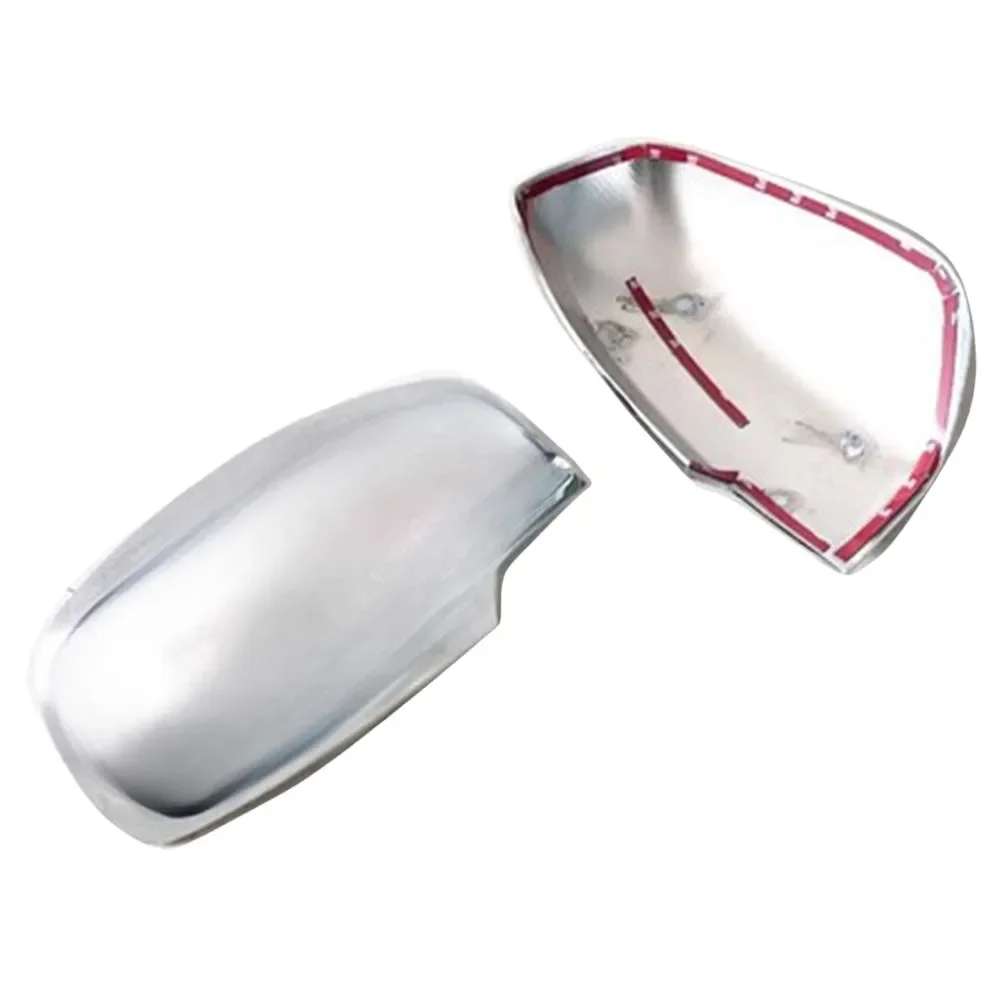 الغطاء الواقي غطاء مرآة الباب لسوزوكي سويفت 2003-2010 ألياف الكربون كروم الفضة اكسسوارات السيارات أعواد تزيين #6