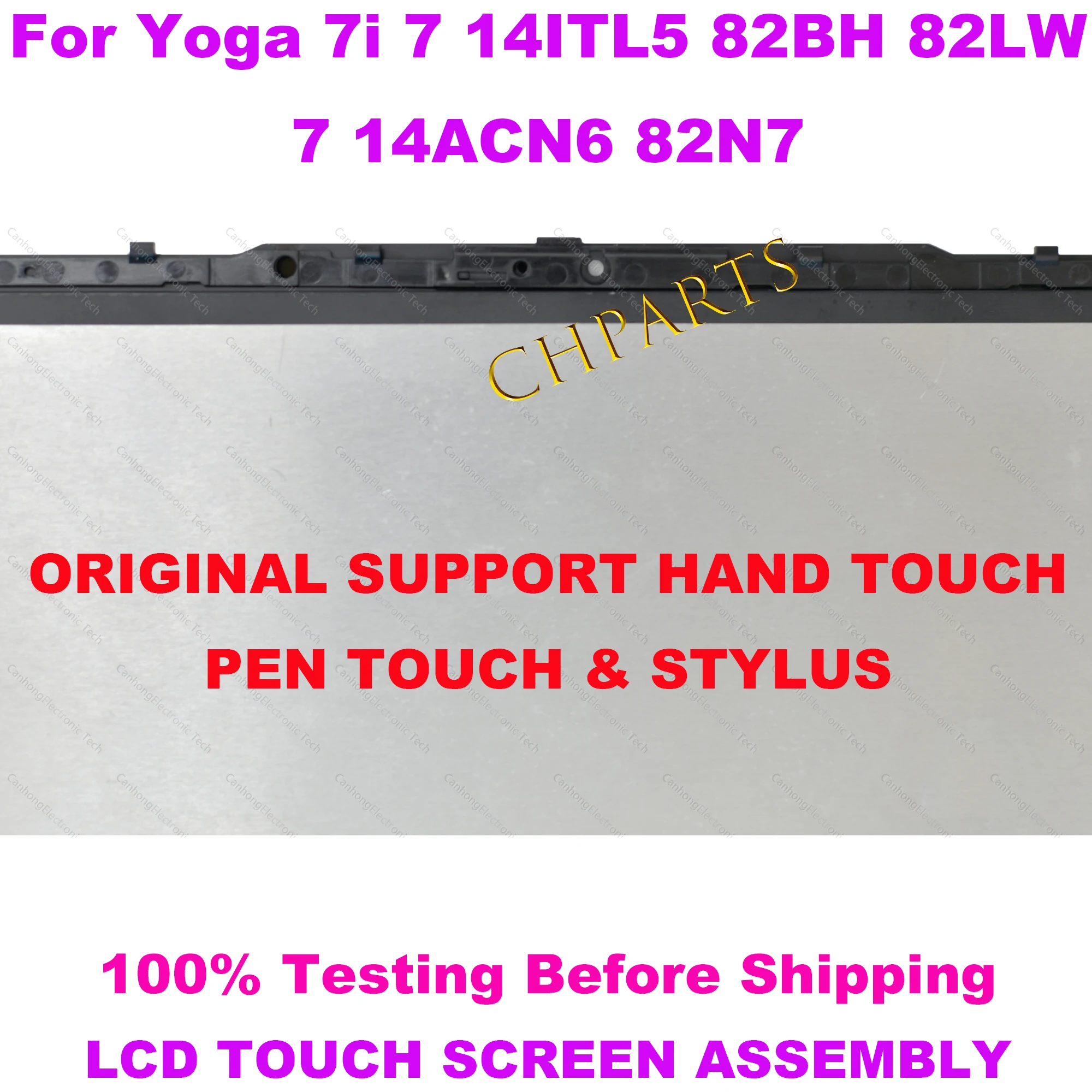 Imagem -05 - Display de Substituição Lcd Portátil Fhd Touch Screen Assembly Lenovo Yoga 14itl5 82bh 82lw 14acn6 82n7 714itl5 5d10s39740