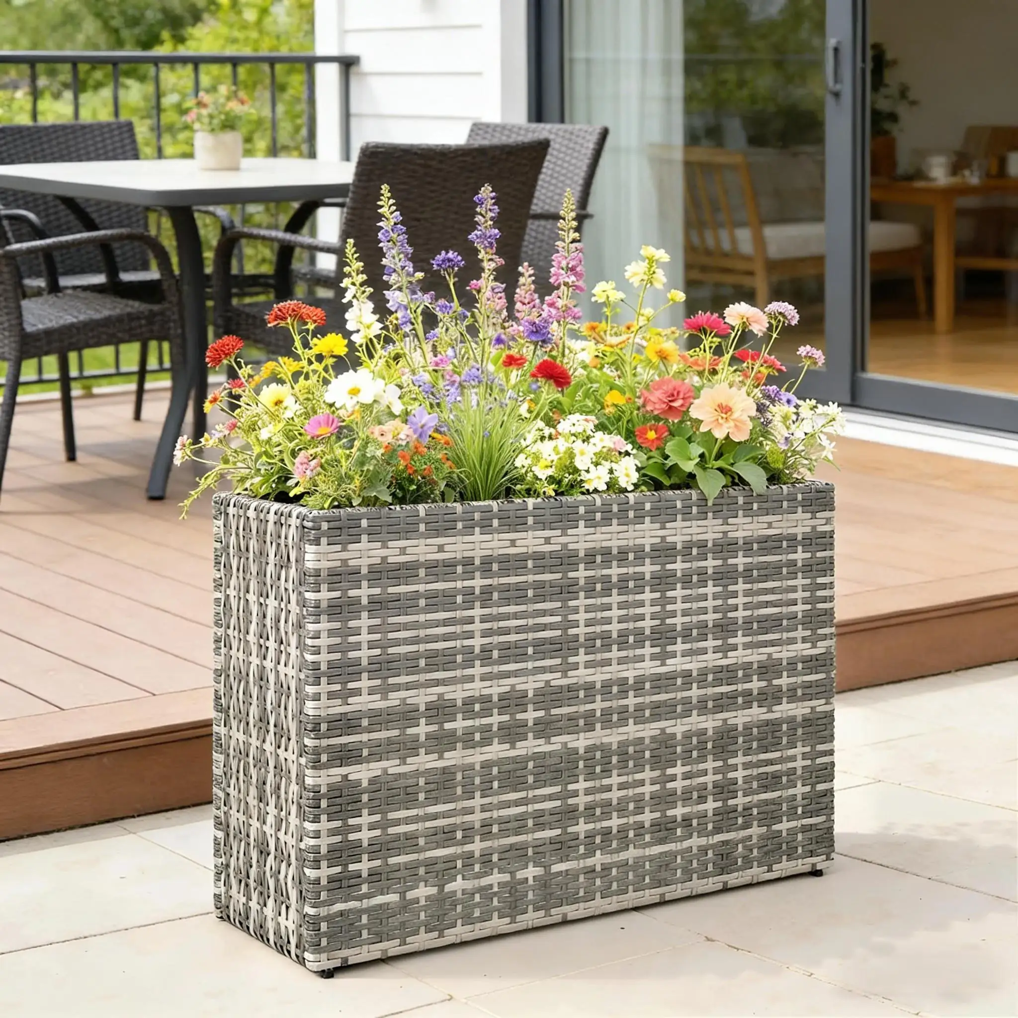 Raised Bed Planter Box - Verhoogde plantenbak voor op het terras,