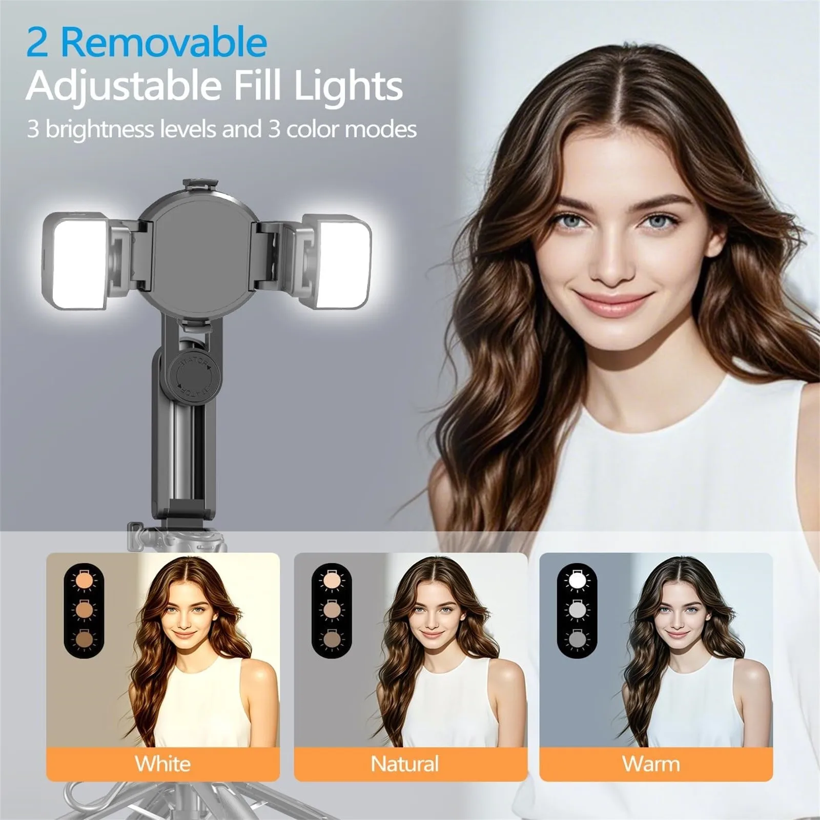 

Retractable Magnetic Selfie Sticks Phone Holder Portable Handheld Magnetic Selfie Stick Foldable Magnetic Stick Tools for Travel