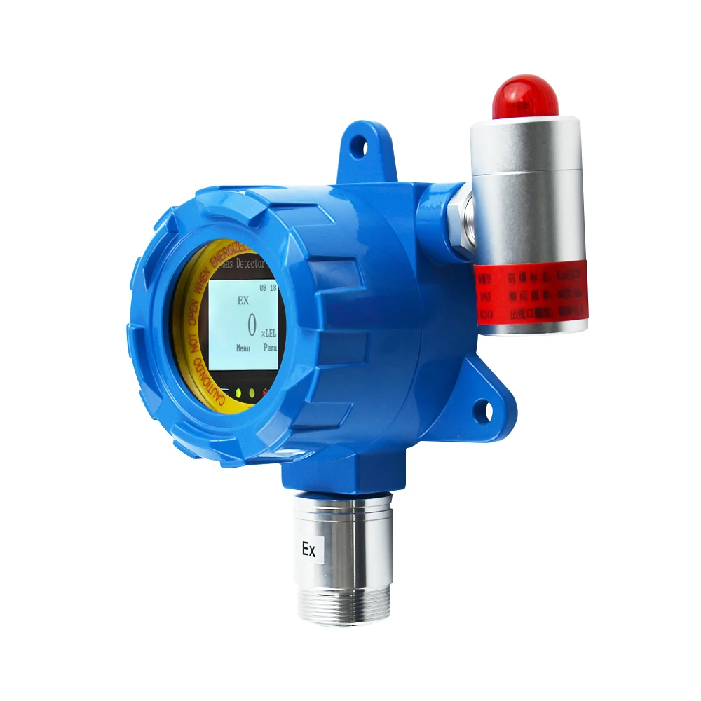 Hot Sales Methane Gas Detector Fix Ch4 Gas Leakage Detector 4-20mA RS485 Modbus LCD Display