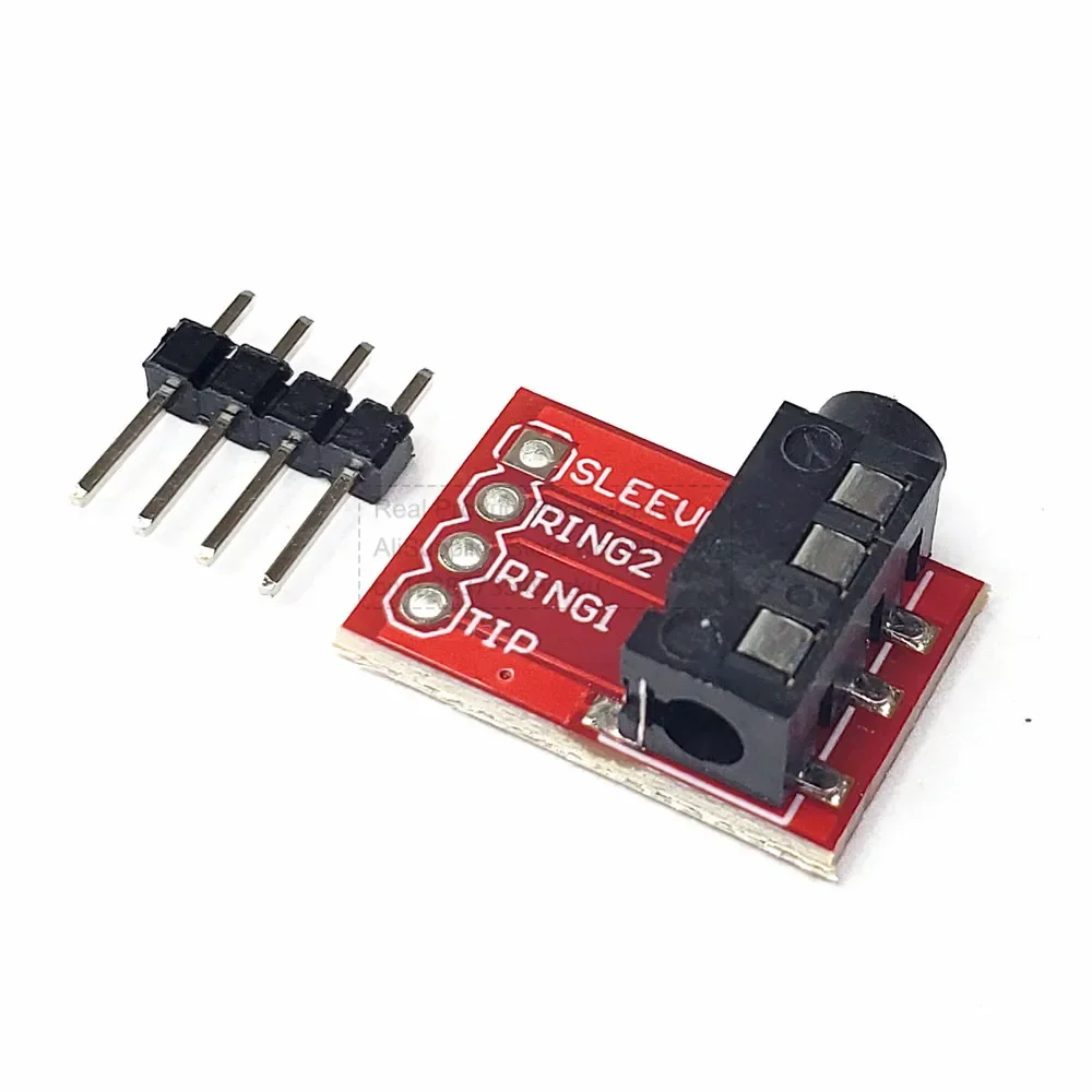 10PCS/Lot TRRS Audio Board 3.5mm Jack Stereo MP3 Earphones Headset Extension Module Audio Breakout Board Microphone Interface