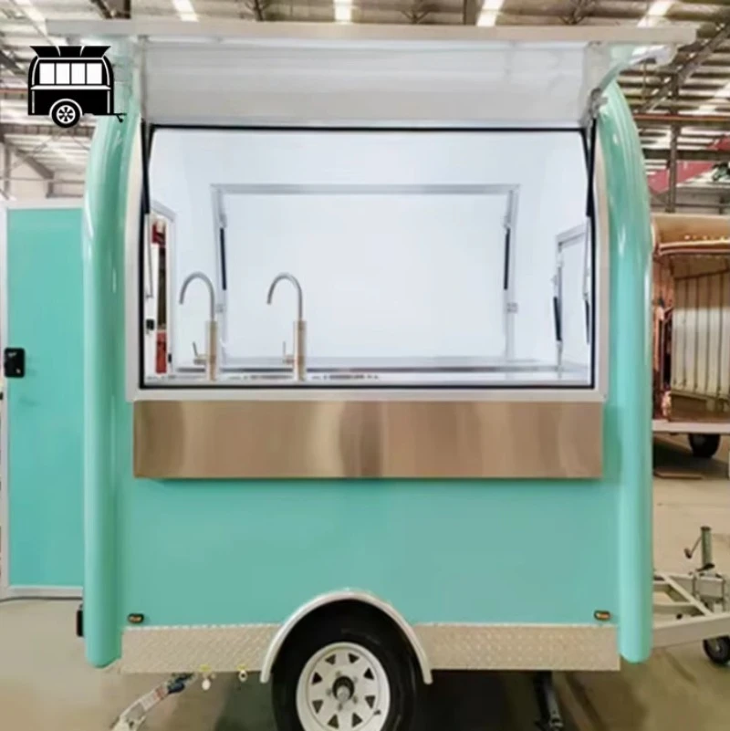 food truck, beverage mobile kitchen,   food trailer, sui  for kebabs, coffee, hot dogs, ice cream, etc