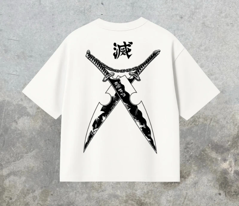 

SANEMI OVERSIZED TEE | DEMON SLAYER Fashion 25 Summer Animation Dimension Loose Sports Casual Street