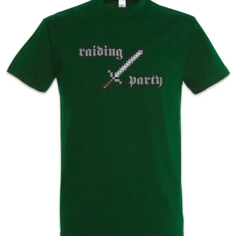 Raiding Party T Shirt MMO MMORPG Raid RPG Healer DD Tank Damage Dealer Role play