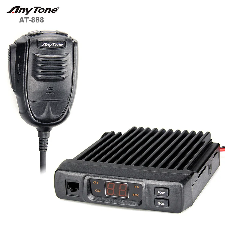 

Original Factory AT-888 Car Mobile CB Radio VHF 66-88MHz 136~174MHz 245~245.9875MHz (220~260MHz) UHF:400~490MHz