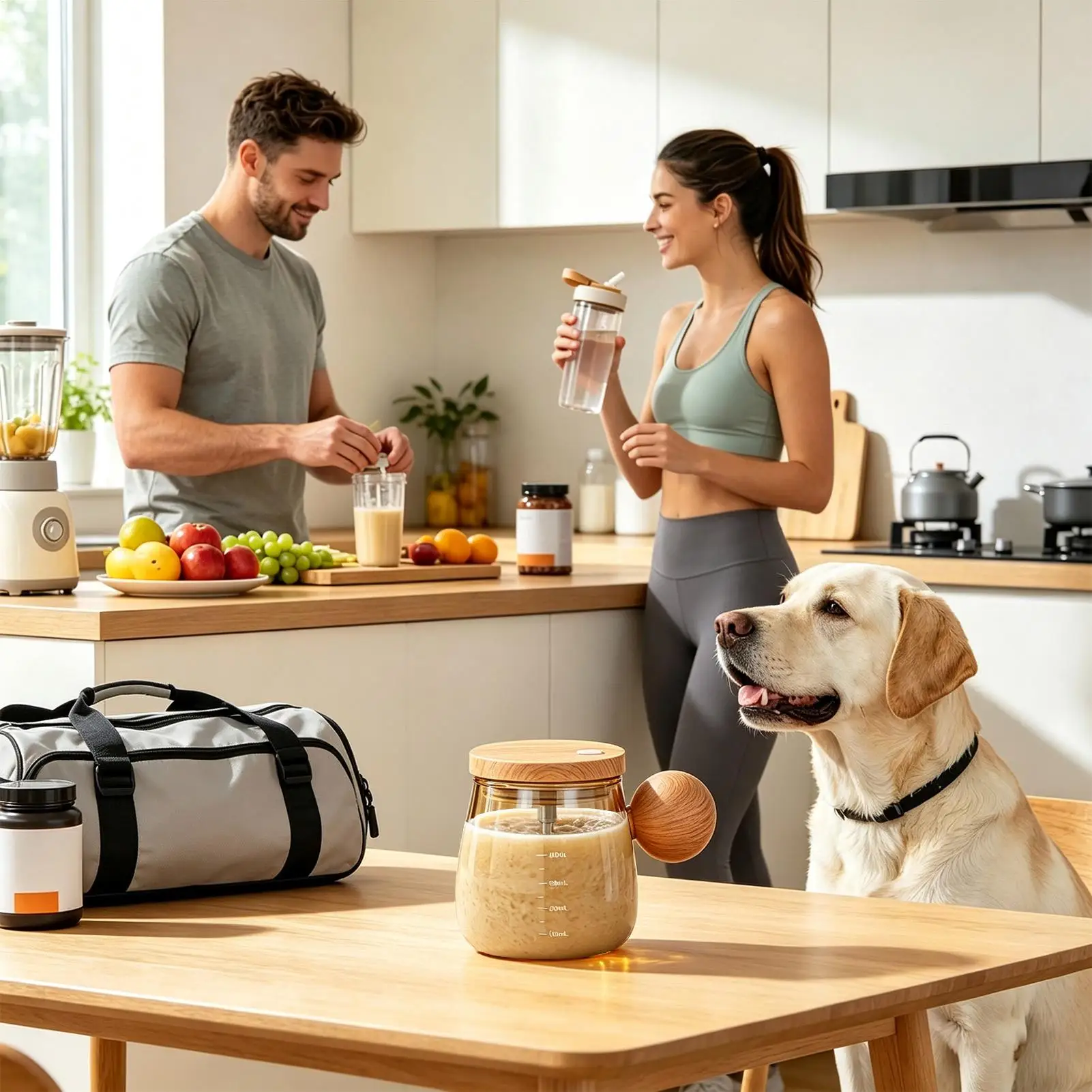 Self Stirring Coffee Mug Rechargeable Portable Comfortable Grip Shaker Automatic Mixer Protein Cup For Home Gym Commuting Travel