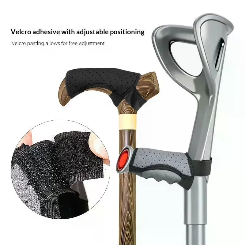 Forearm Crutch Pads Comfortable Padded For Adults Washable With Magic Sticker Forearm Crutches Accessories Forearm Crutch Covers