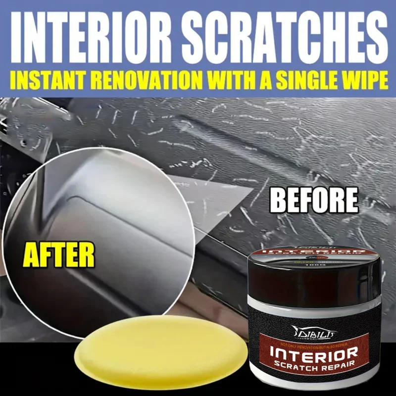 Interior Scratches Remanufactured Parts -Car Interior Dough Board Update Wax Coating Agent Car Wax Car Wax Throw