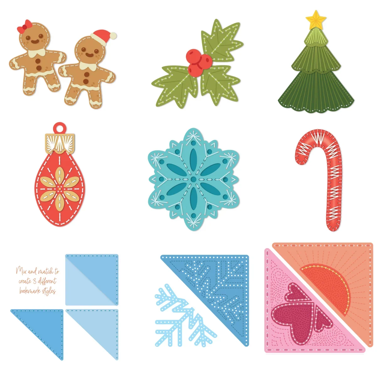 

Felt Dies New Craft Clearance Snowflake Christmas Tree Metal Cutting Dies for DIY Making Card Scrapbook Embossed Paper Album