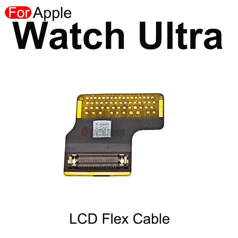 Aocarmo Voor Apple Watch Ultra 49mm LCD Power Microfoon Kroon Bluetooth Klein Bord Batterijverbinding Flex Kabel Reparatie Onderdelen