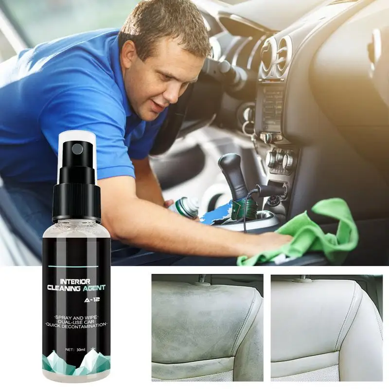 

Car Interior Cleaner Automotive Cleaning Agent Multifunctional Car Cleaning Spary Car Interior Cleaner for Automobile Seats