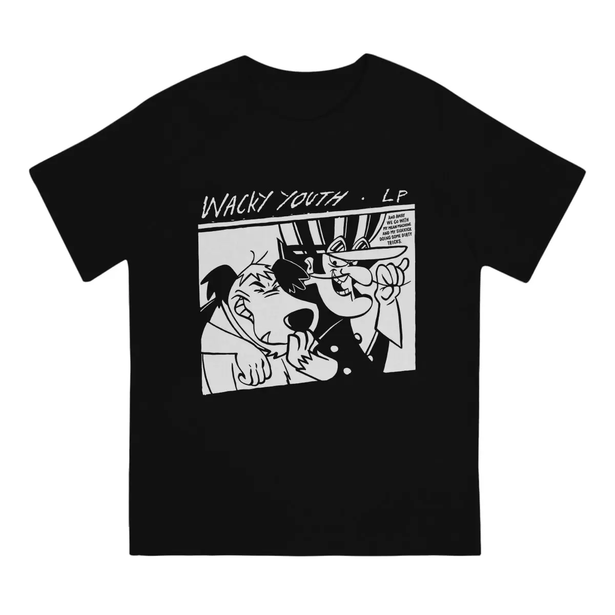 Wacky Races Retro Cartoon Youth Classic T Shirt Fashion Men's Tees Summer Clothing Harajuku O-Neck Polyester TShirt