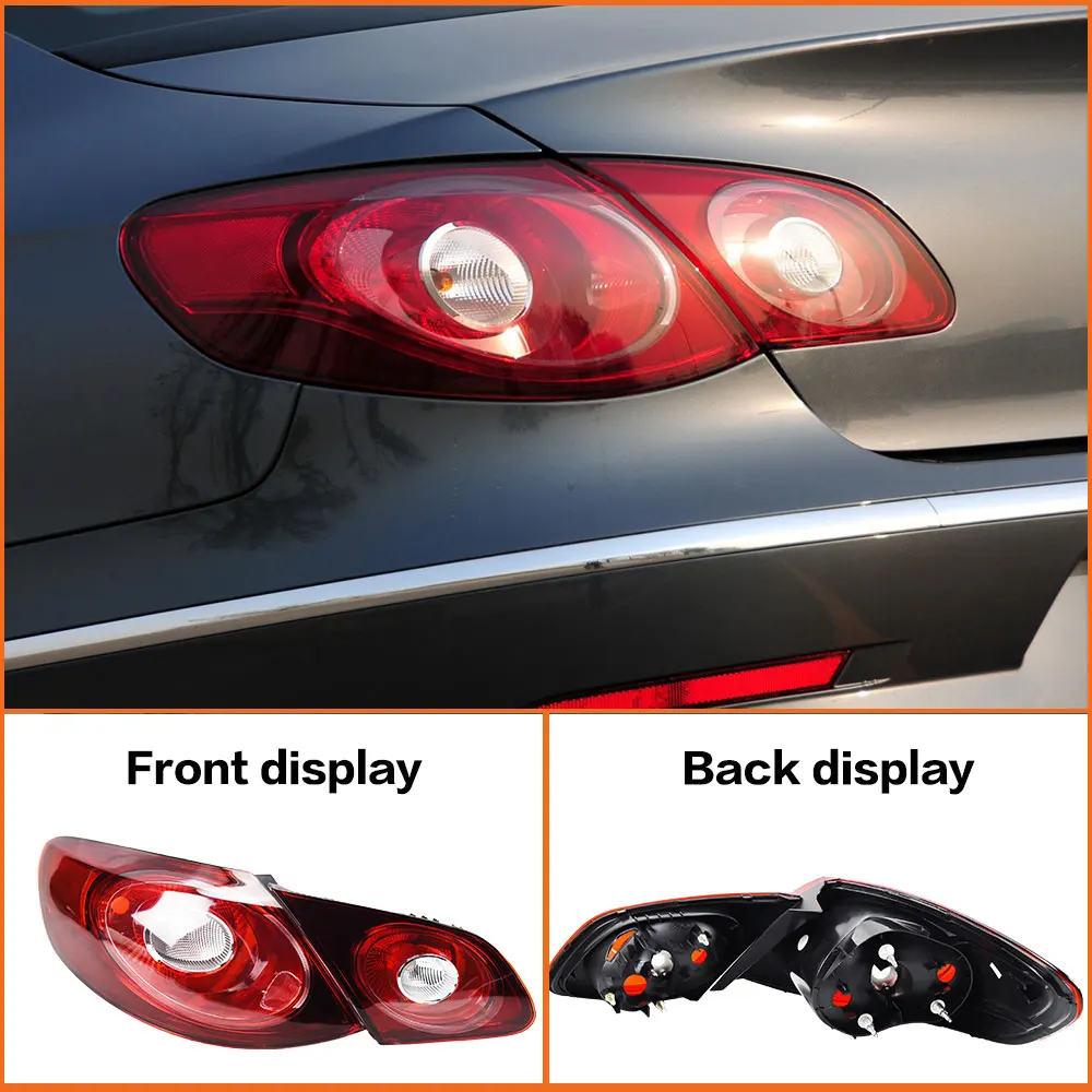 Car Styling Taillights for VW New CC 2010-2012 LED Tail Lamp Daytime Running Light Day Light Turn Signal Work Light Accessories