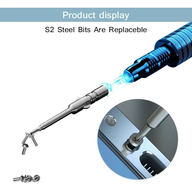 RELIFE RL-725 Adjustable Torque Screwdriver Set 6 in 1 Disassembly and Repair Phone Opening Tool Screwdriver Set