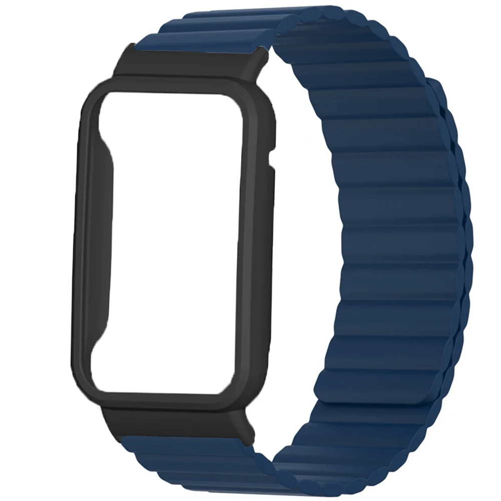 26.1mm Silicone Link For Xiaomi Watch Band 7pro 45mm Original Magnetic Loop bracelet MiBand Series 7pro Strap  Watch Accessories