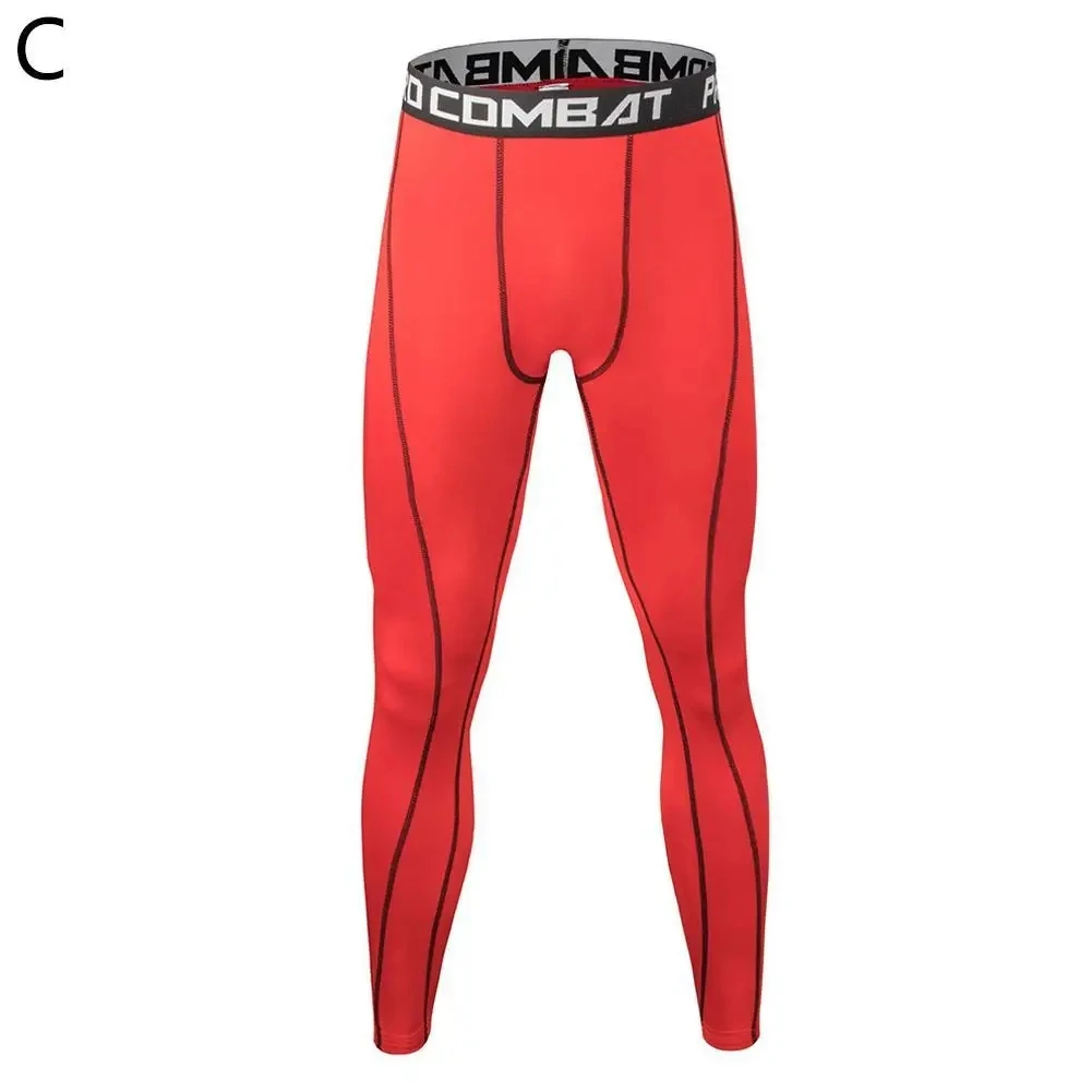 Gym Mens Fitness Running Sport Pants Athletics Tight Leggings Joggings Skinny Yoga Compression Trousers Lycra Sweatpants Dry Fit