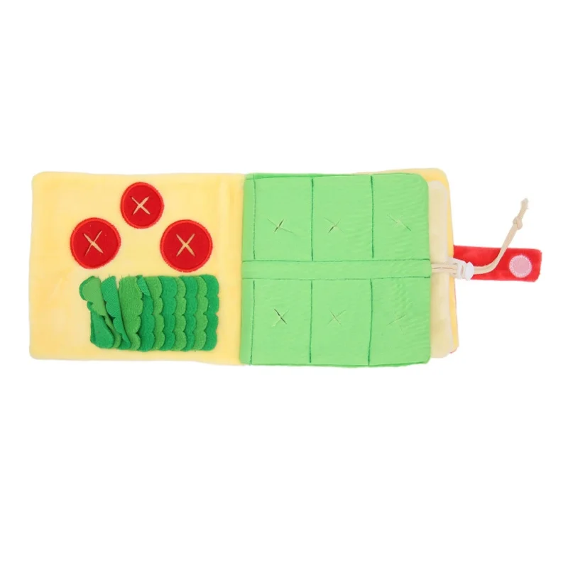 Dog Sniffing Book Slow Feeding Brain Stimulating Interactive Cute Dog Digging Toys Puppy Puzzle Toys For Pet Supplies