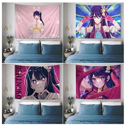 Tapiz de Anime Oshi No Ko Hoshino Ai para sala de estar, decoración artística para el hogar, dormitorio