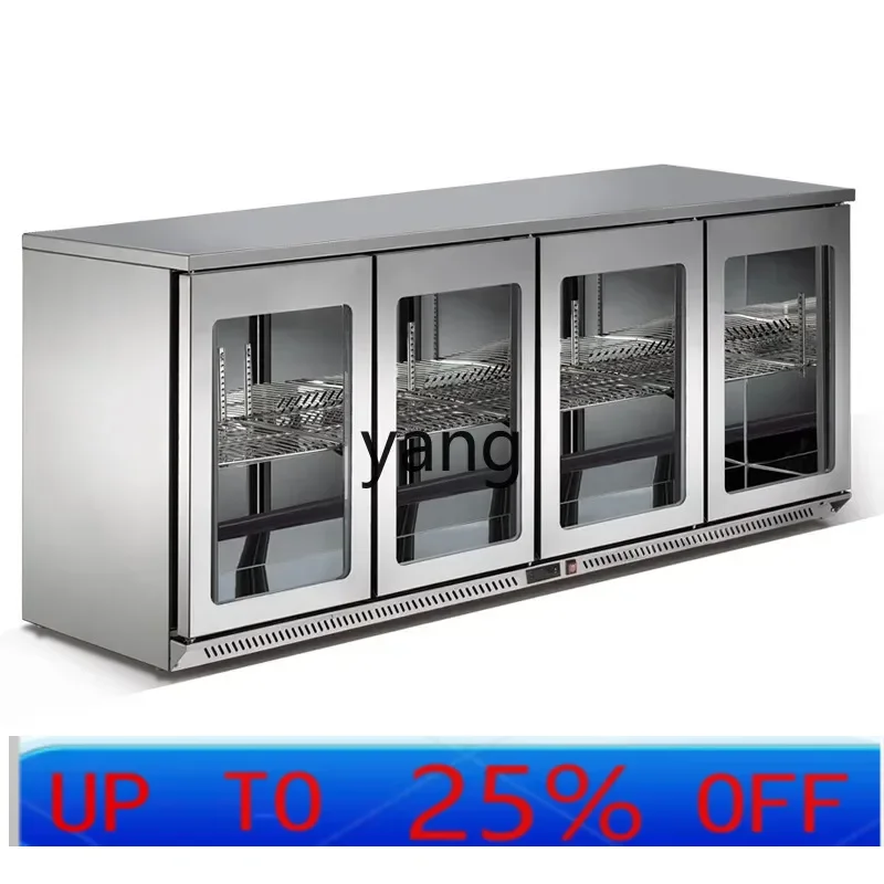 

LMM beer refrigerator fruit beverage display cabinet embedded refrigerator commercial