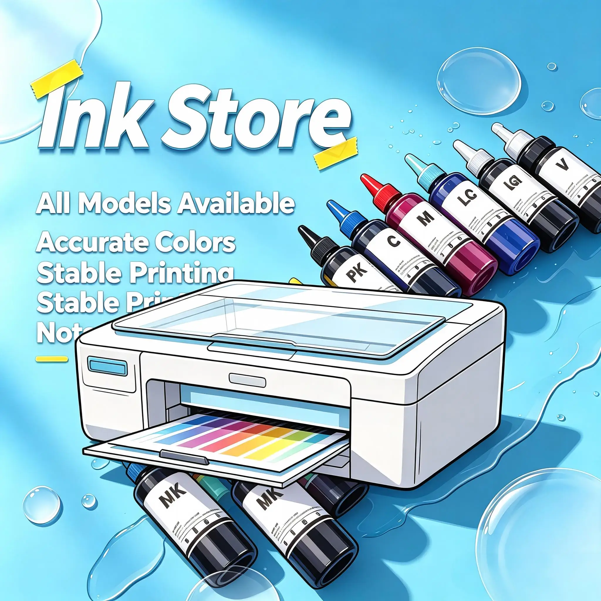 100ML 10 Colors  Premium Pigment Ink Refill for Epson SureColor P700 P703 P704 P706 708 P900 P903 P904 P906 P908 Printer