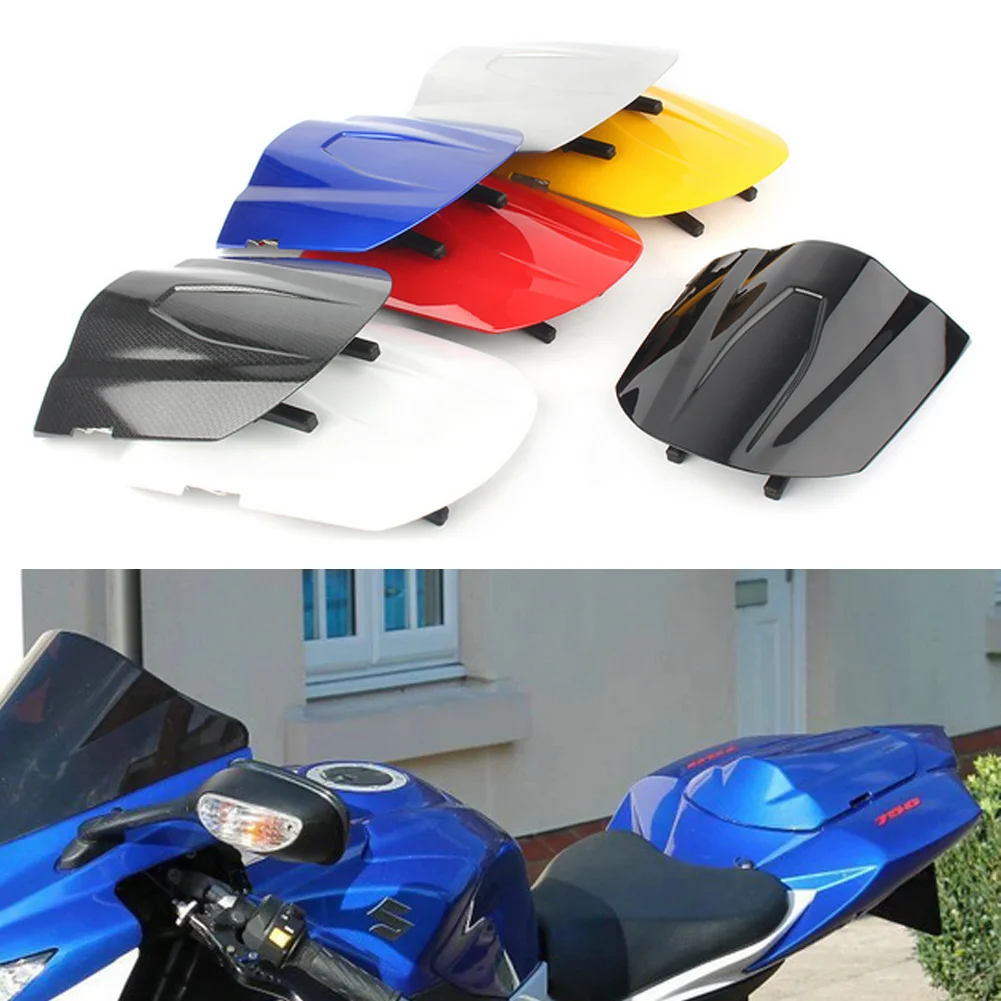 For Suzuki GSX-R GSXR 600 750 GSXR600 GSXR750 K8 2008-2010 ABS Motorcycle Pillion Rear Seat Cover Passenger Cowl Solo Fairing