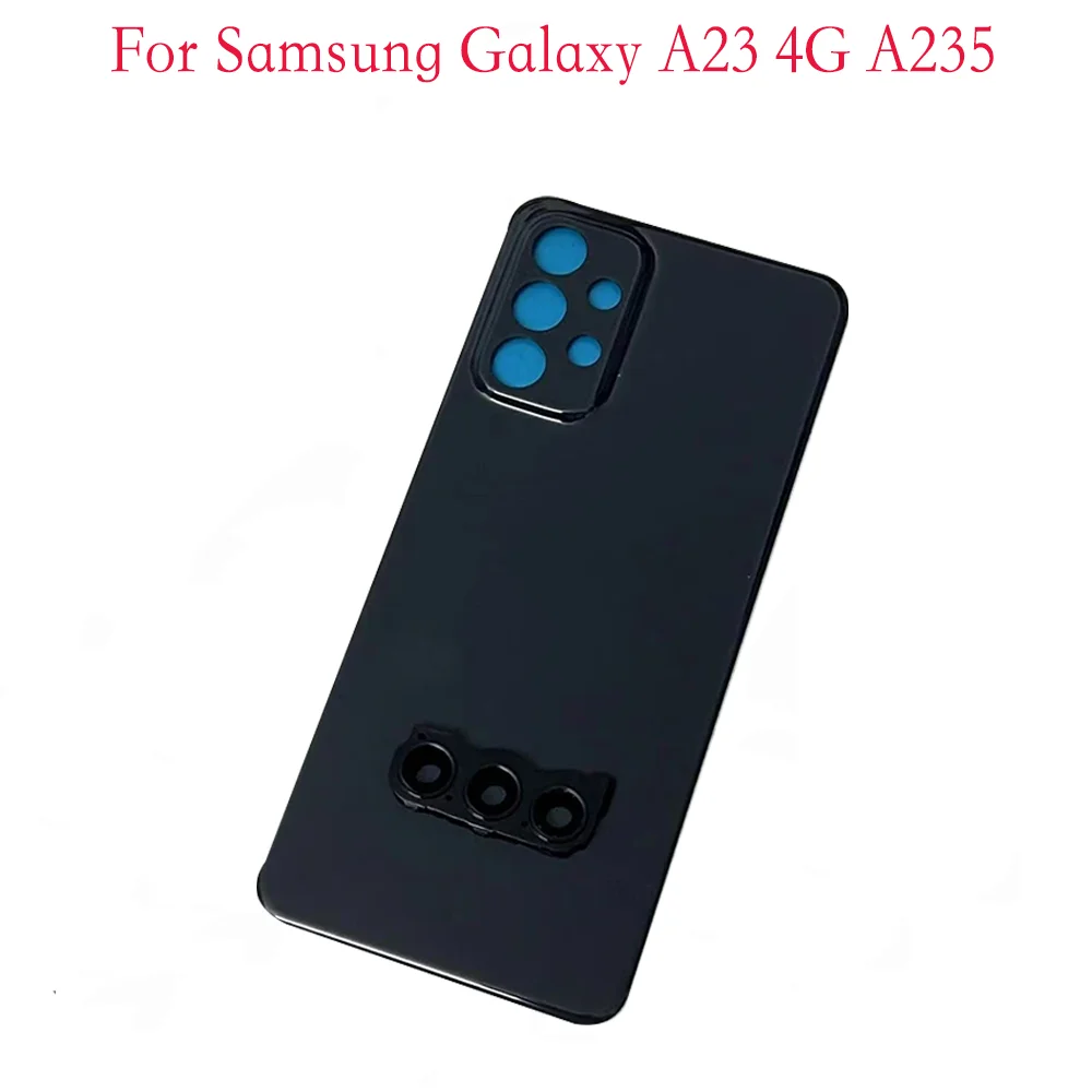 Batter Cover For Samsung Galaxy A23 4G 5G A235 A236 Battery Case Housing Chassis Back Cover With Camera Lens Repair Parts