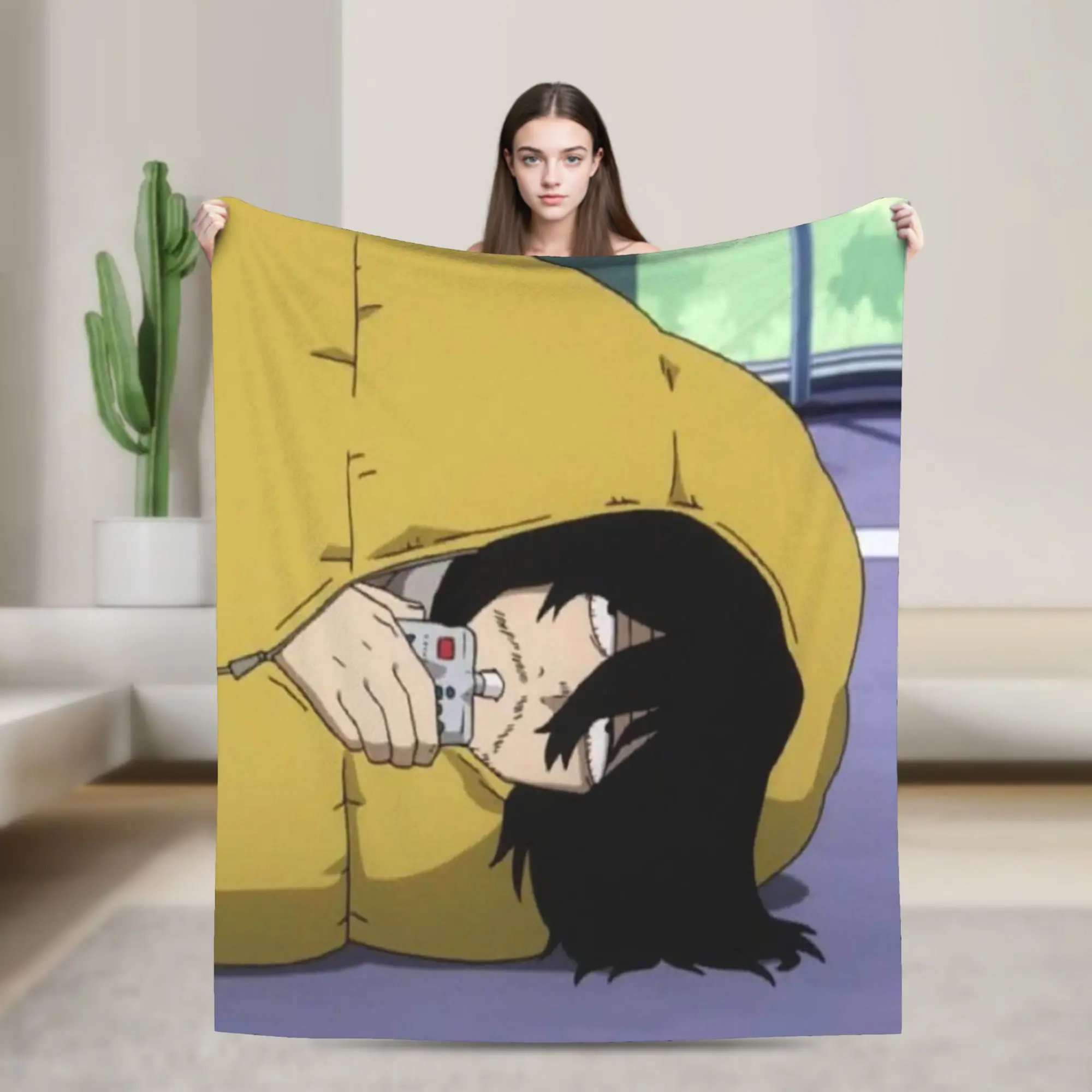 S-Shota A-Aizawa Blankets Winter  Comfortable Throw Blanket For Girls Living Room Flannel Bedspread Bed Cover