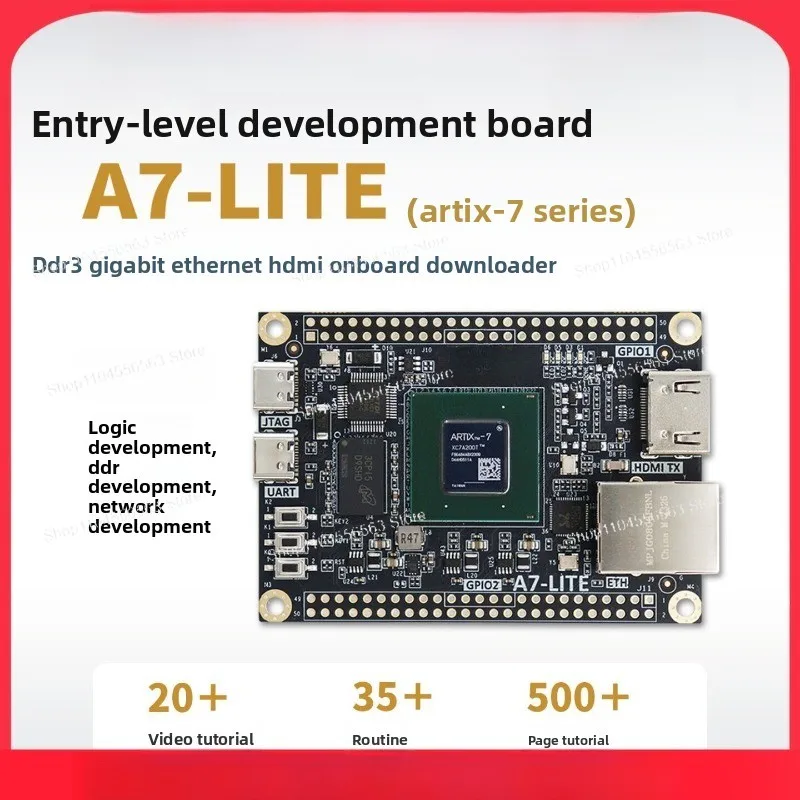 Artix-7 A7-Lite FPGA Core Board with XC7A35T XC7A100T Chips, Programmable Logic Development Experiment Module