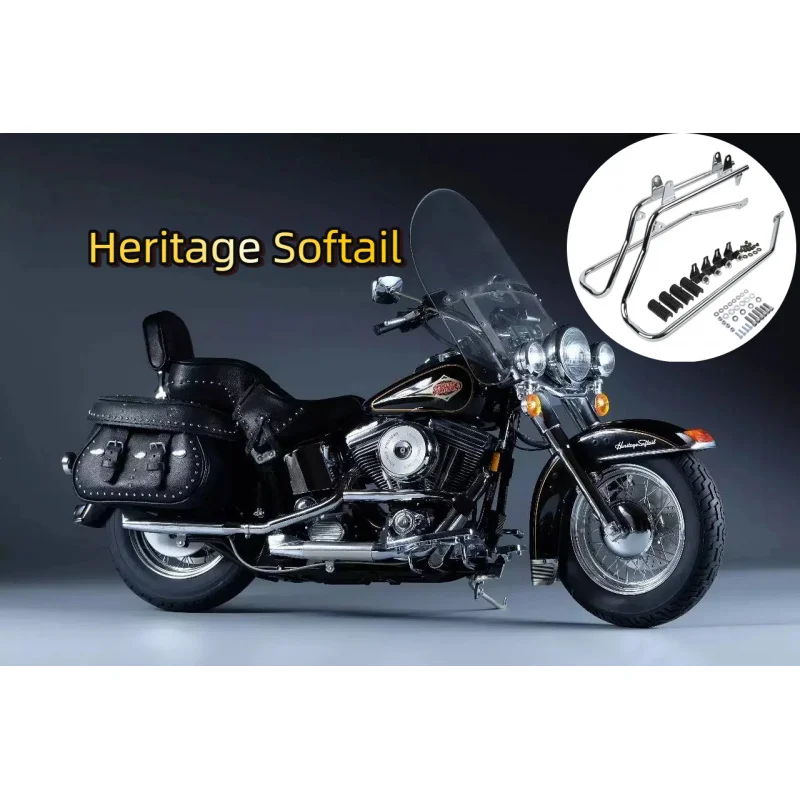 

Motorcycle Saddlebag Saddle bag Conversion Bracket Hardware For Harley Heritage Softail Deluxe 1984-2016 2015 2014 2013