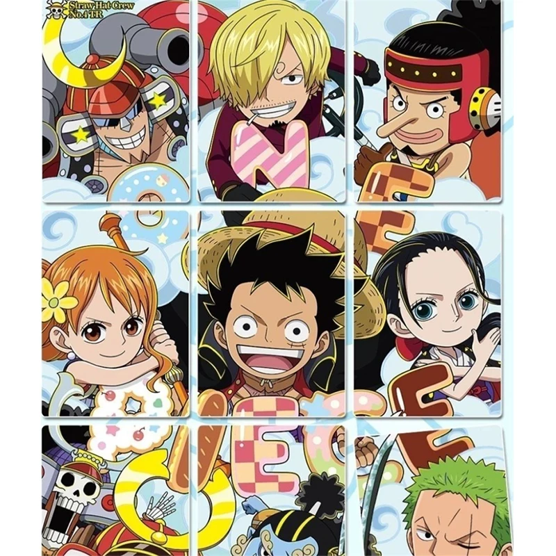 Anime ONE PIECE Rare UR CP SR SSR Flash Card Luffy Zoro Nami Kaidou Collection Game Toys Solitaire Christmas Birthday Presents